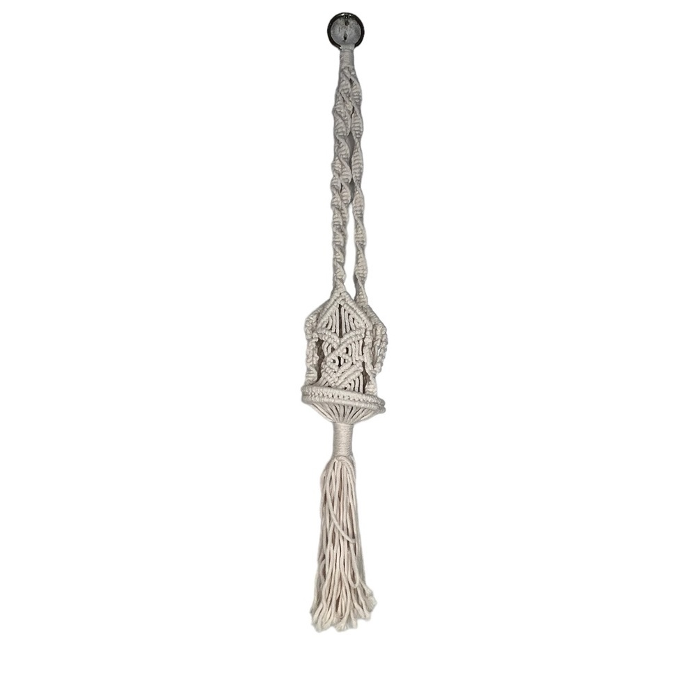 Macrame Candle Holder